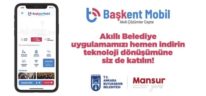 Ankara BB Mobil Uygulaması Akıllı Şehrin Kapısında