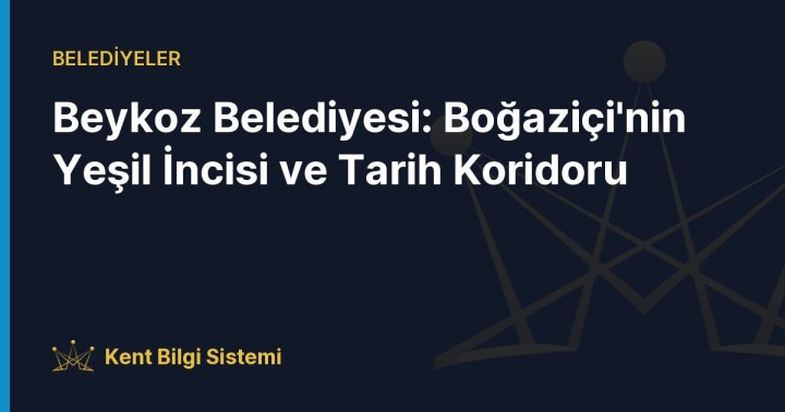Beykoz ilçe sınırları içerisinde, Boğaziçi'nin en dar noktasında bulunan tarihi Anadolu Hisarı.