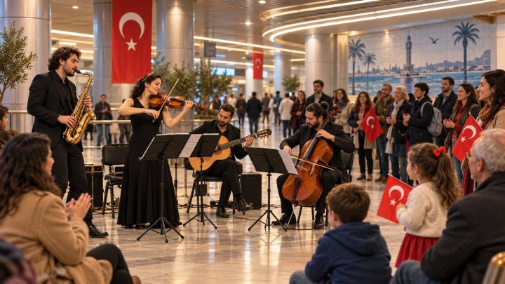 İzmir Metrosu’nda 29 Ekim: Yolcular İki Konserle Buluştu
