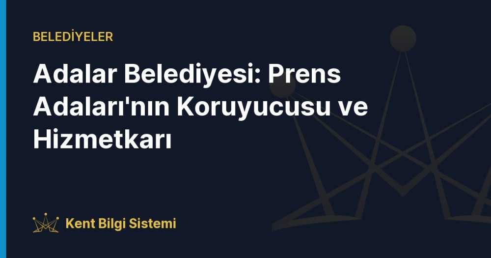 Prens Adaları'nın en büyüğü olan Büyükada'dan genel bir görünüm.