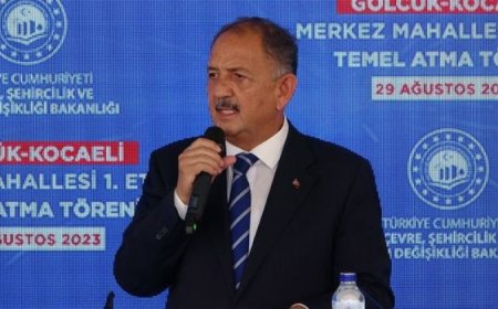 Bakan Özhaseki'den Kentsel Dönüşüm Çağrısı: Parti Ayrımı Olmadan Destek Veriyoruz