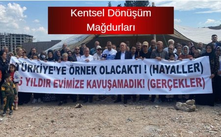 İzmir Uzundere Kentsel Dönüşüm Mağdurları Çadır Kurarak İsyan Etti