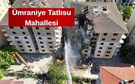 Ümraniye Tatlısu Mahallesi’nde Kentsel Dönüşüm Projesi