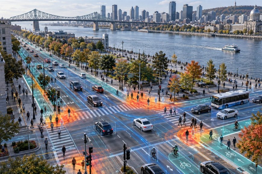 Montréal Trafiği GIS Tabanlı Dijital İkizle Test Ediyor