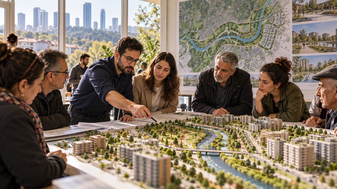 Ayazağa’da dere ıslahı, güvenli yapılar ve yeşil altyapıyı birleştiren dirençli şehir projesi